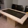 Solid marble table Image 4