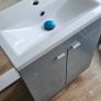 Bathroom sink vanity unit. Dark grey Image 2