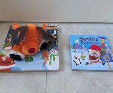 Two Christmas puppet books