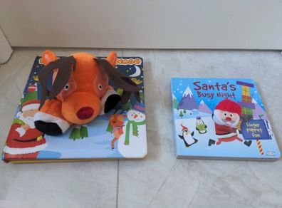 Two Christmas puppet books
