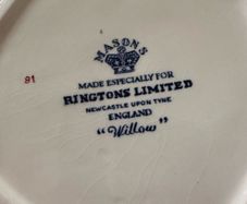 Masons Ironstone Ringtons Collectables Large Jug & Storage Jar Made in England