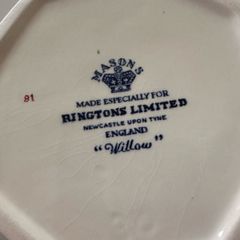 Masons Ironstone Ringtons Collectables Large Jug & Storage Jar Made in England
