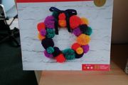 Christmas Pompom Wreath Kit