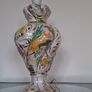 Vintage porcelain table lamp.  Italy. Image 4