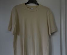 Zara Mens Cream T-Shirt