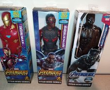 Marvel Avengers Titan Hero Series Falcon Black Panther Iron Man -all New