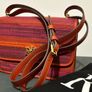 Ralph Lauren Striped Leather Bag Image 2