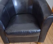 Black Tub Chair