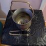 Brass Ice Bucket with Tongs Image 4