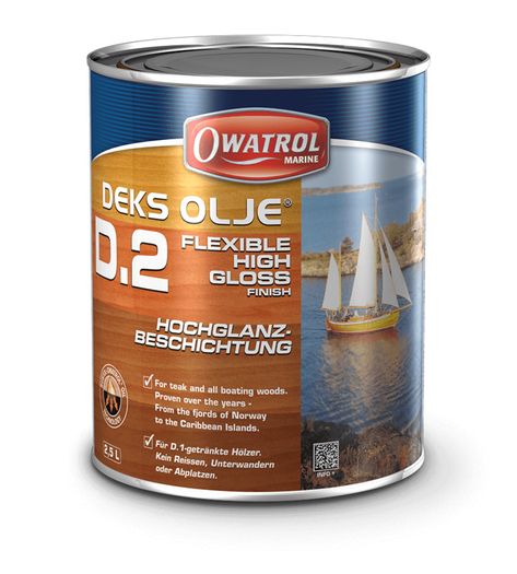 VARNISH - Flexible high gloss oil varnish for interior and exterior wood - DeksOljeD2