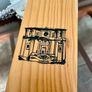 Wooden Self Balancing Wine Holder Spanish Monastery Souvenir Image 9