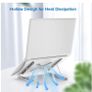 Ergonomic Sturdy Aluminum Laptop Stand Image 6