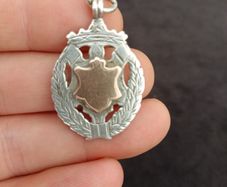 Vintage Sterling Silver Award Medal