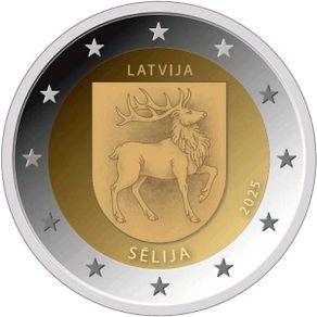 Latvia 2 Euro Commemorative Coin 2025 - Selija. Uncirculated.