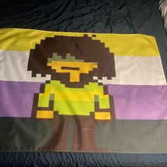Deltarune Kris Non-Binary Flag