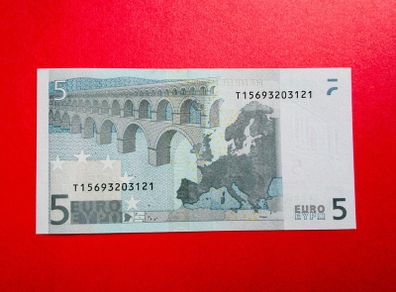 European Union  IRELAND   ( T ) 5 Euro. 2002. ( JCT )PLATE Code  K002  SCARCE ( Uncirculated )