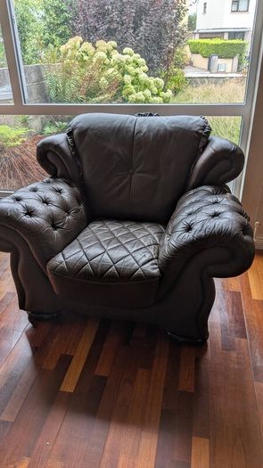 3 piece leather couch