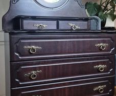 Beautiful Vintage Style Dressing Table / Chest of Drawers with Mirror