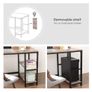 Desk, L-shaped computer desk, corner desk with 2 shelves, space-saving office desk in industrial design, gaming, easy setup Image 2