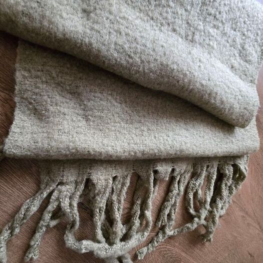 Green winter scarf