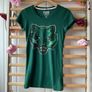 T-shirt Victoria secrets xsmall green college Tshirt Image 2