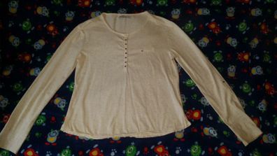 Full Circle ecru/grey top size UK14 EU42 Postage included