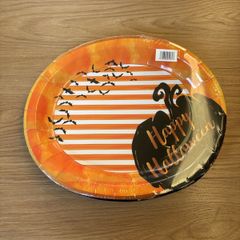 Halloween paper plates, bowls and cups
