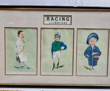 Racing Character Print