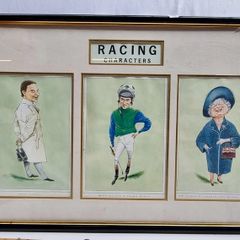 Racing Character Print