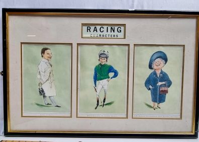 Racing Character Print