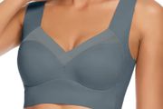 Brand New Women's Wireless Backless Bralette Wide Straps