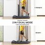 2.5HP Walking Pad Treadmill, Folding Under Desk Treadmill, Walking Machine, 1-10km/h, with Remote Control Image 4