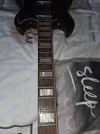 Old electric guitar