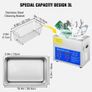 3L Ultrasonic Cleaner Machine Stainless Steel Ultrasonic Cleaning Machine Digital Heater Timer Jewelry Cleaning for Commercial Personal Home Use MULTIPLE SIZES AVAILABLE (FREE SHIPPING) Image 3