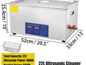 22L Ultrasonic Cleaner Lave-Dishes Portable Washing Machine Diswasher Ultrasound Home Appliances