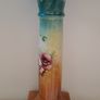 Vintage floral painted candlestick Image 5