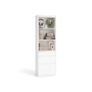 White Bookcase with Drawers Tall Storage Cabinet 180cm Display Shelf Unit Image 3