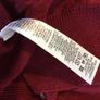 Mens Merino Wool Blend Wine Coloured V Neck Jumper M includes Postage Image 5