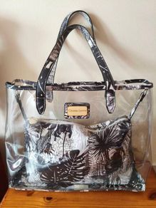 Christian Lacroix transparent tote bag