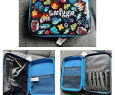 Smiggle Double Sided Zipped Pencil Case NEW