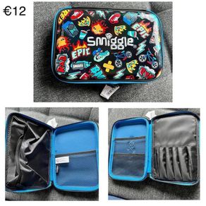Smiggle Double Sided Zipped Pencil Case NEW