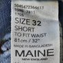Maine Debenhams cotton denim jeans 32 waist and 28 leg unisex in very good condition see last two photos for exact measurements FREE STANDARD POSTAGE INCLUDED Image 5