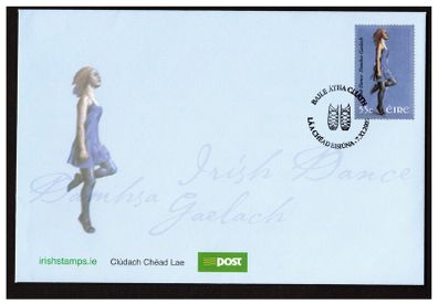 2008 Ireland Irish Dance Commemorative Stamp An Post First Day Cover (FDC)