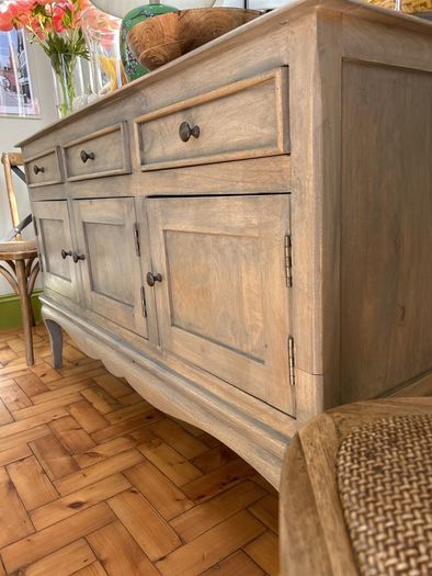 Beautiful Solid Wood Antique French Style Sideboard
