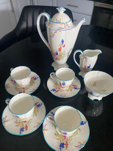 Royal Doulton  coffee set 1938 Art Deco