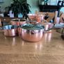Selection of 5 Copper Pots Image 4