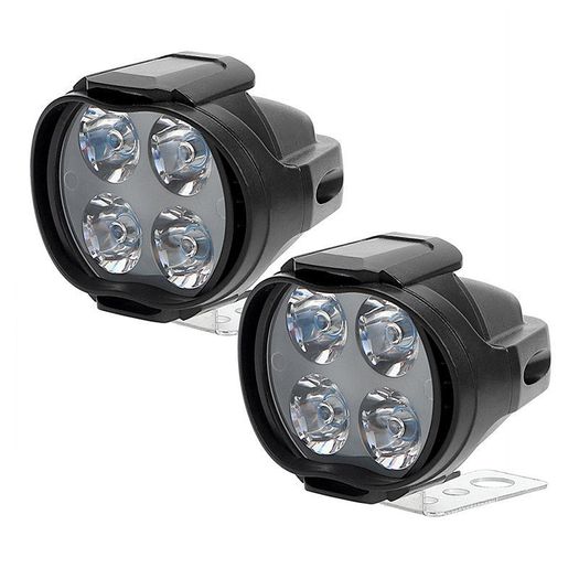 12V 4 LED Spot Light Head Light Lamp Motor Bike Car Motorcycle Truck Light