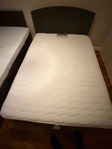 FREE - Two very good double beds (mattresses, base and headboards