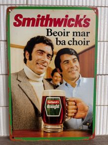 Smithwicks Tin Metal Sign