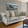 Large Finline Designer Sofa Image 4